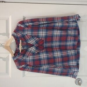Madewell plaid top